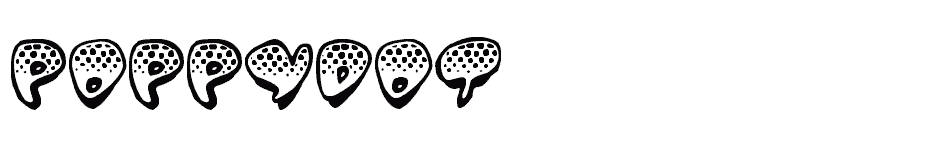 font Poppydot download