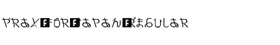 font Pray-for-Japan-Regular download