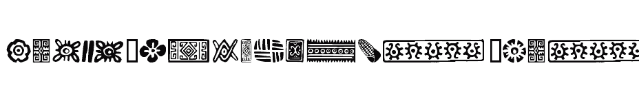 font Pre-Columbian-Ornaments-One download