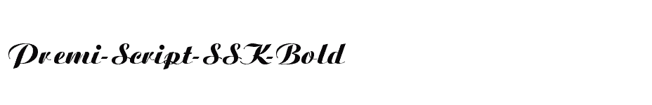 font Premi-Script-SSK-Bold download