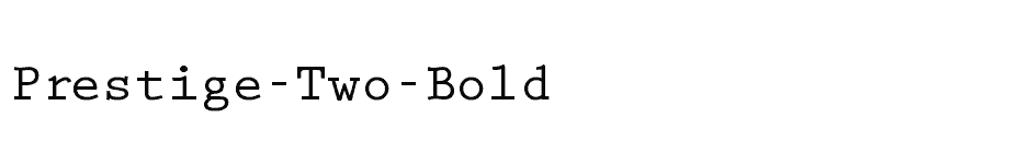 font Prestige-Two-Bold download