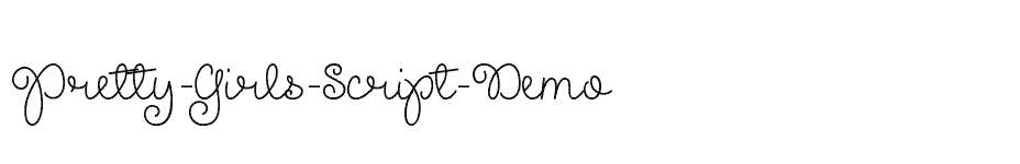 font Pretty-Girls-Script-Demo download