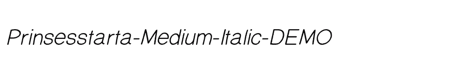 font Prinsesstarta-Medium-Italic-DEMO download