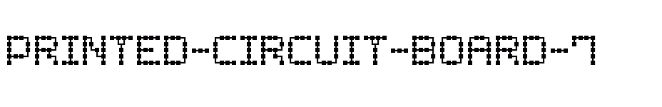 font Printed-Circuit-Board-7 download