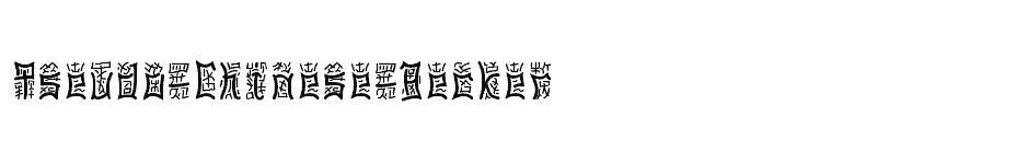 font Pseudo-Chinese-Becker download