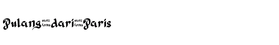font Pulang-dari-Paris download