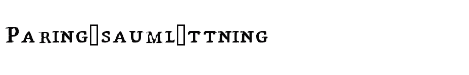 font Påsättning download