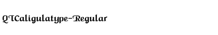 font QTCaligulatype-Regular download