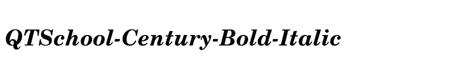 font QTSchool-Century-Bold-Italic download