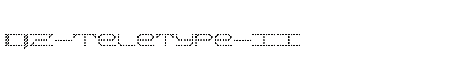 font QZ-Teletype-II download