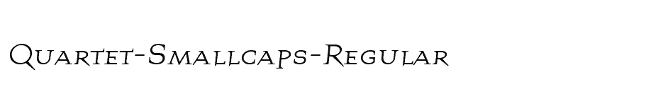 font Quartet-Smallcaps-Regular download