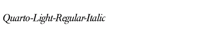 font Quarto-Light-Regular-Italic download