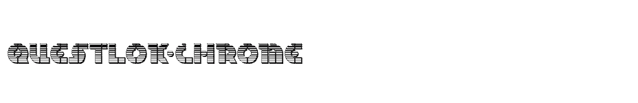 font Questlok-Chrome download