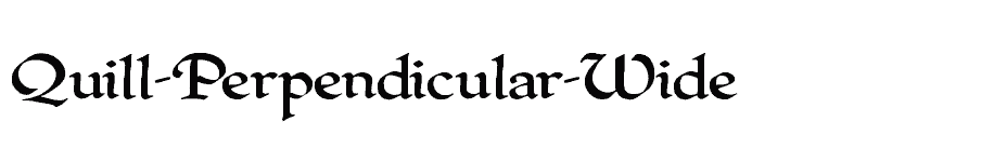 font Quill-Perpendicular-Wide download