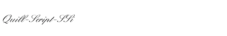 font Quill-Script-SSi download