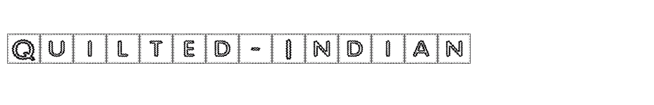 font Quilted-Indian download