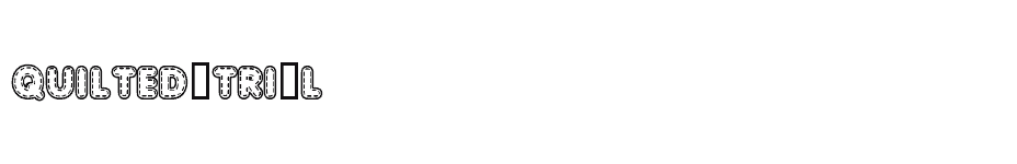 font Quilted-Trial download