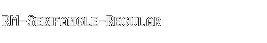 font RM-Serifangle-Regular download