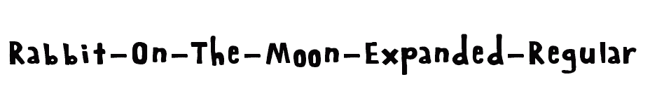 font Rabbit-On-The-Moon-Expanded-Regular download