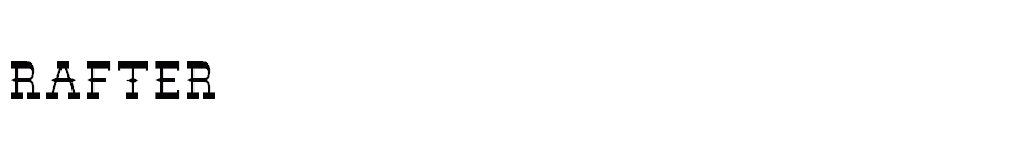 font Rafter download