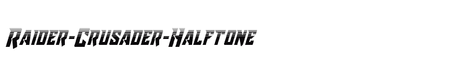 font Raider-Crusader-Halftone download