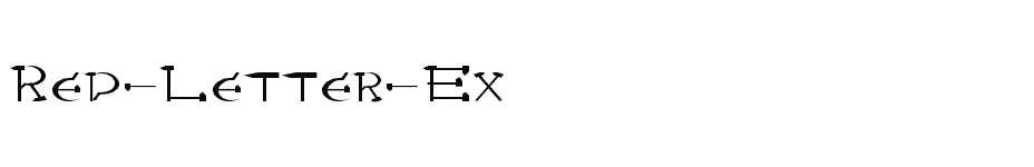 font Red-Letter-Ex download