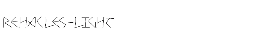 font Rehacles-Light download