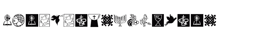 font Religious-Symbols download