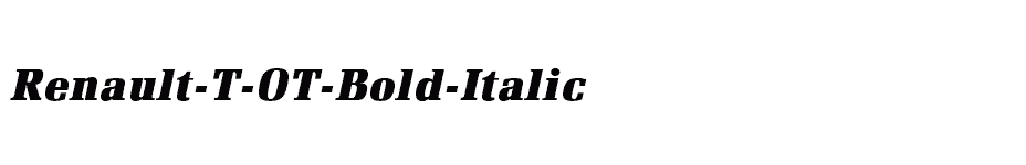 font Renault-T-OT-Bold-Italic download