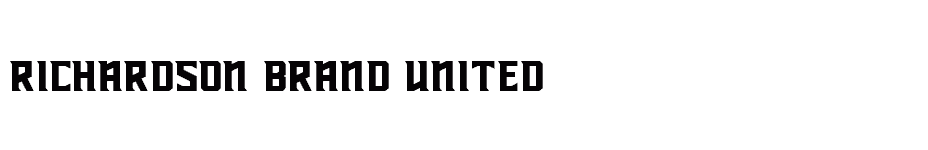 font Richardson-Brand-United download