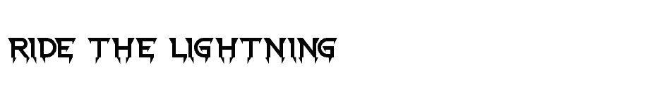 font Ride-the-Lightning download