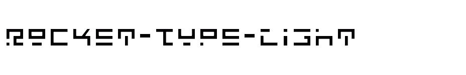 font Rocket-Type-Light download