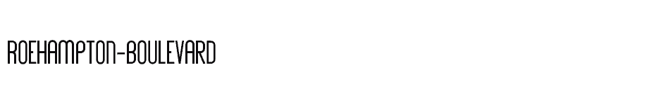 font Roehampton-Boulevard download