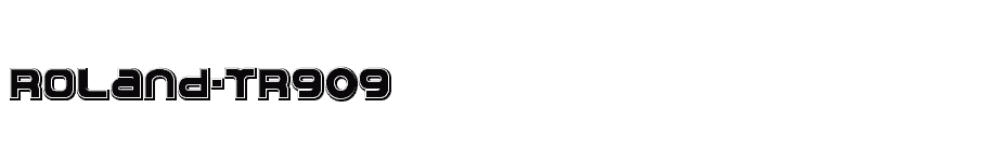 font Roland-TR909 download