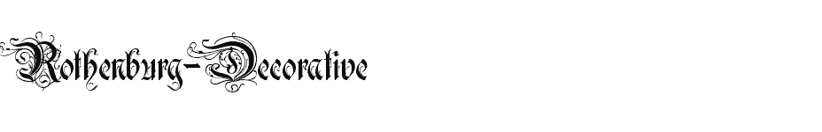 font Rothenburg-Decorative download