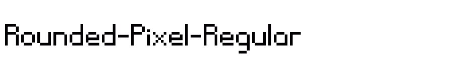font Rounded-Pixel-Regular download