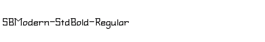 font SBModern-StdBold-Regular download
