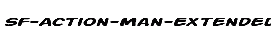 font SF-Action-Man-Extended-Bold-Italic download