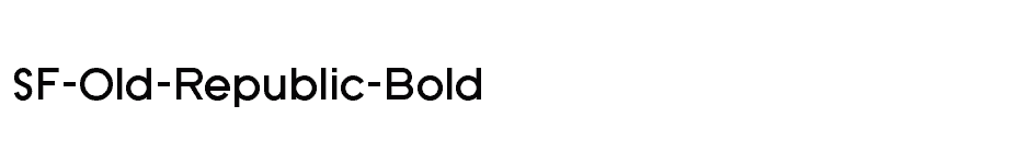 font SF-Old-Republic-Bold download