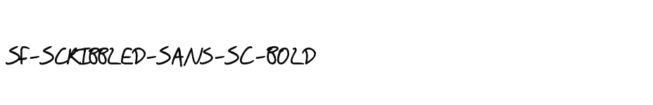 font SF-Scribbled-Sans-SC-Bold download