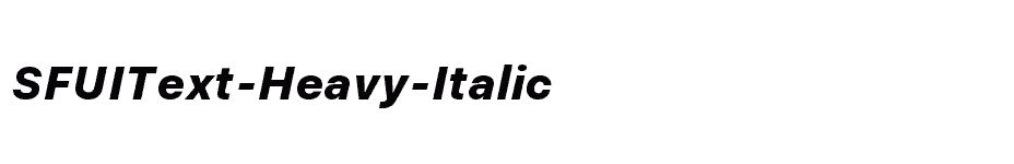 font SFUIText-Heavy-Italic download