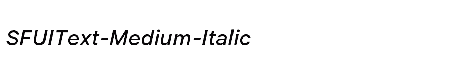font SFUIText-Medium-Italic download