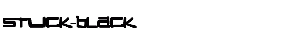 font STUCK-Black download