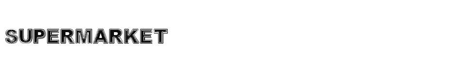 font SUPERMARKET download