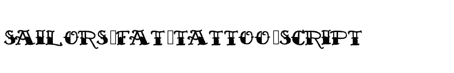 font Sailors-Fat-Tattoo-Script download