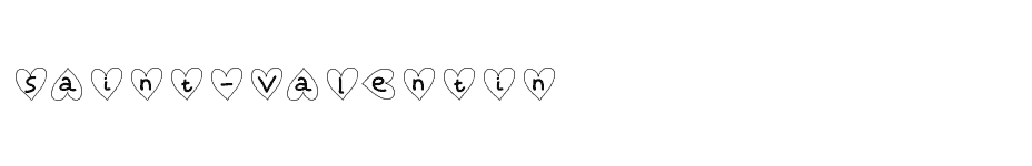 font Saint-Valentin download