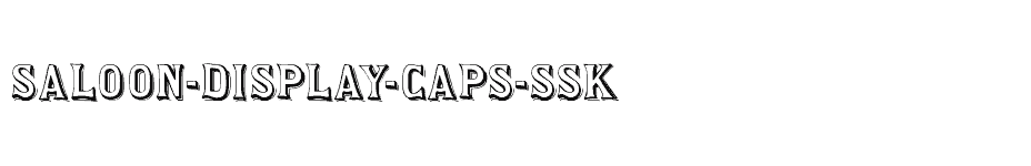 font Saloon-Display-Caps-SSK download