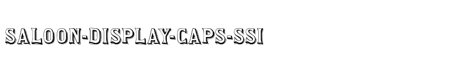 font Saloon-Display-Caps-SSi download