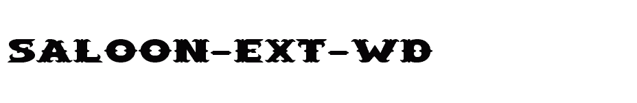 font Saloon-Ext-Wd download
