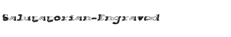 font Salutatorian-Engraved download